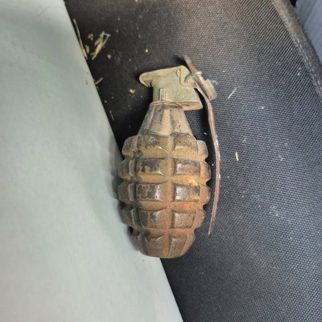 Cops forced to issue warning not to bring unexploded WW2 grenades into police station