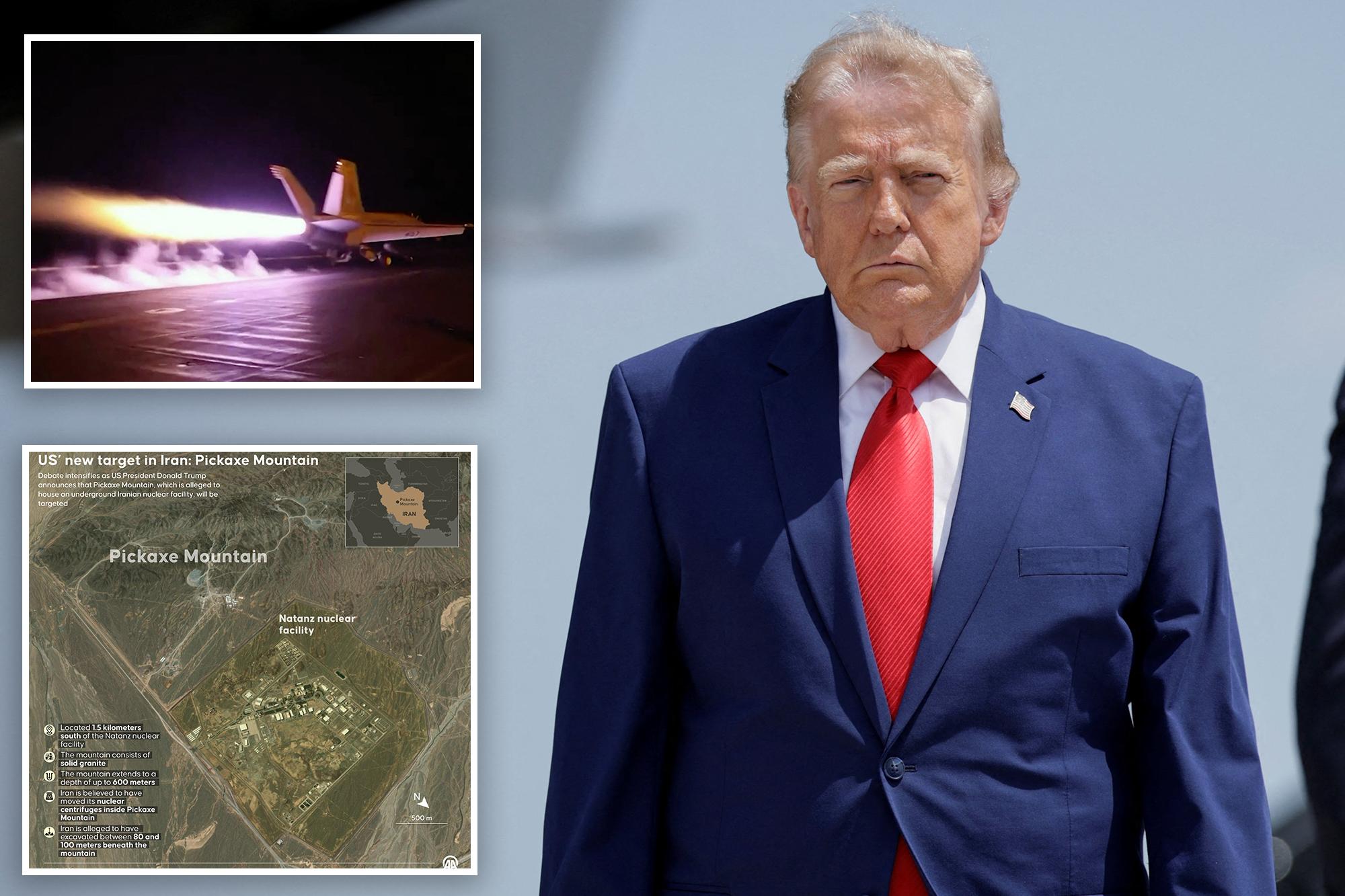 Iran’s Pickaxe Mountain is in Trump’s sights — but attacking it is difficult, experts warn