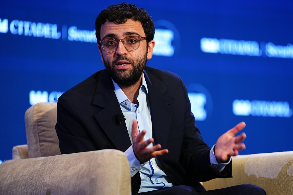Tarek Mansour, CEO of Kalshi, speaks at the Semafor World Economy Summit.