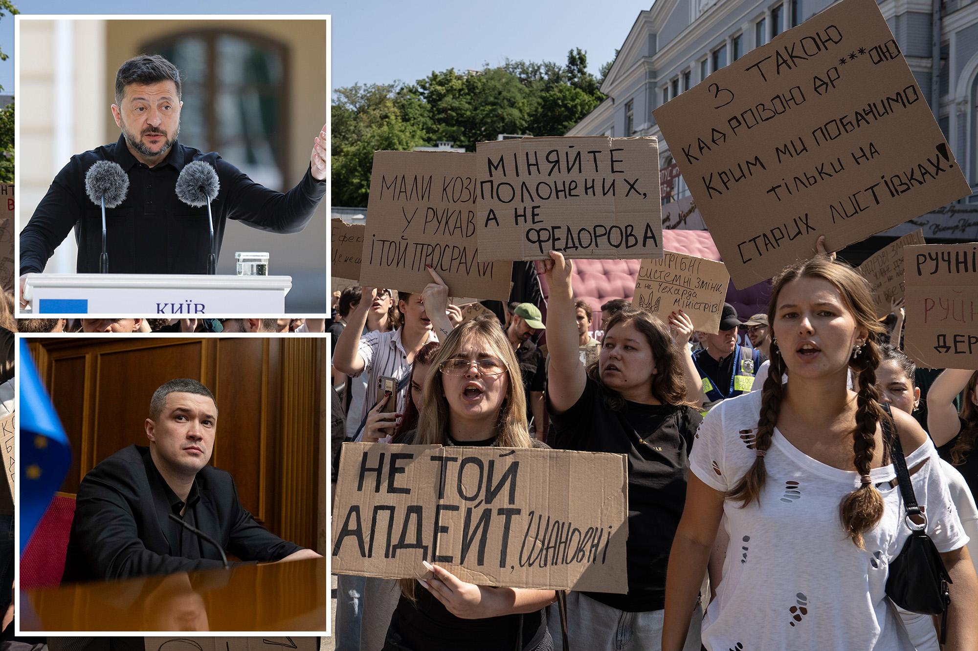 Zelensky fires defense minister credited with beefing up Ukraine’s successful drone strategy — sparking protests