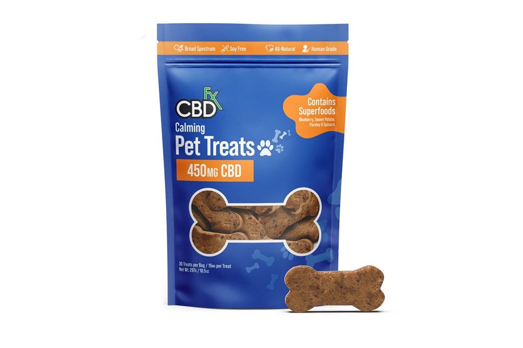 A bag of pet treats 