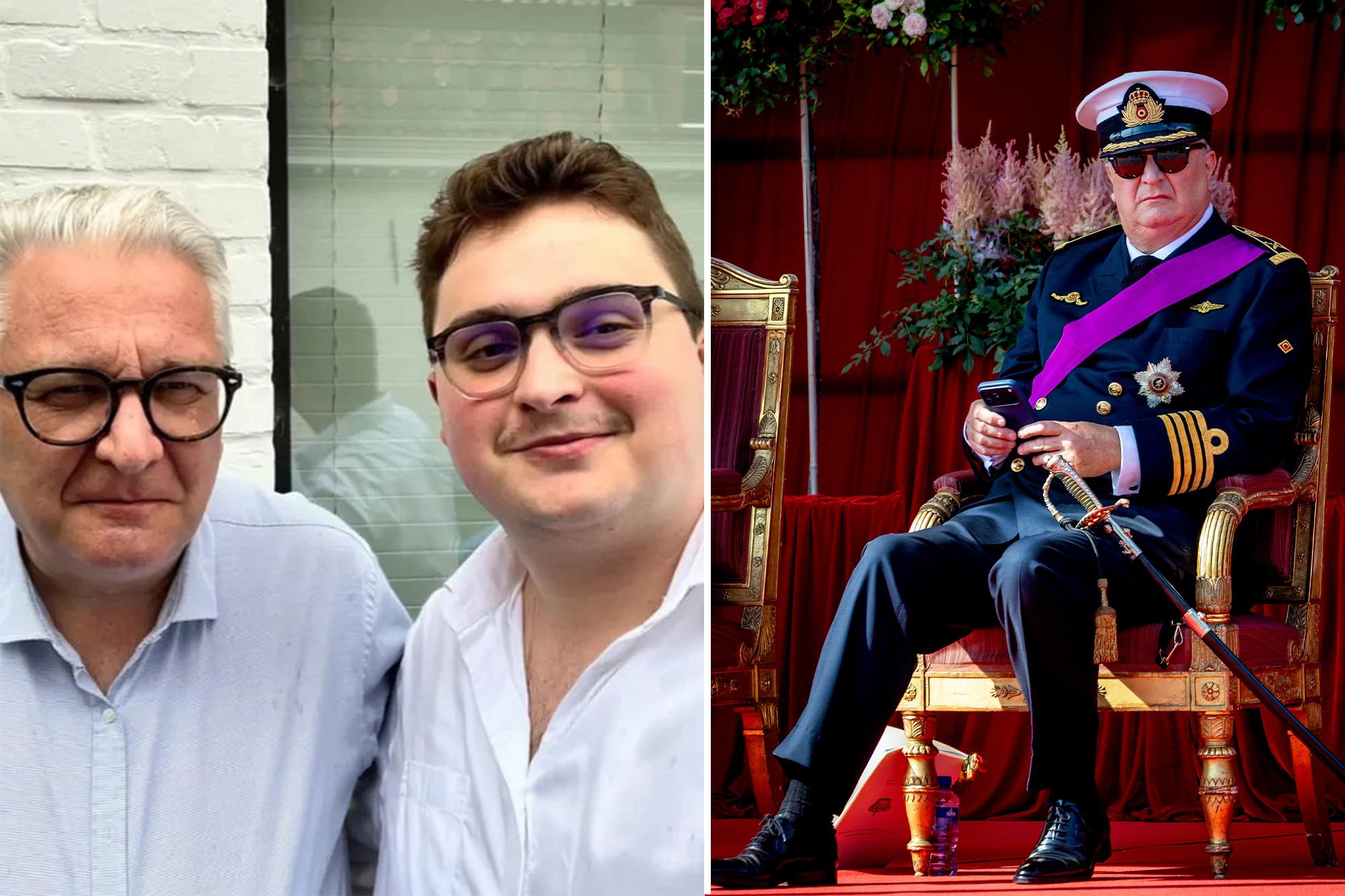 Car salesman, 26, becomes Belgian prince after being recognized as secret son of king’s brother