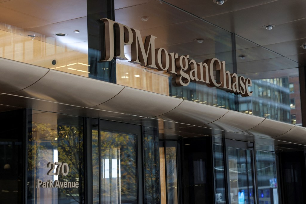 Exterior view of the new JPMorgan Chase global headquarters building at 270 Park Avenue.
