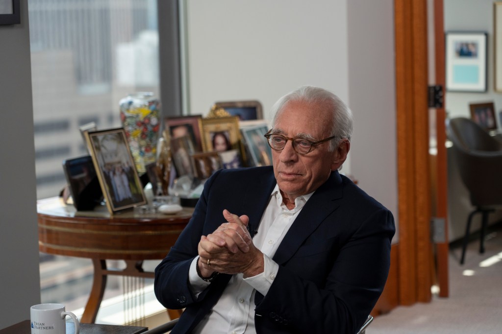 Nelson Peltz, CEO of Trian Fund Management, during an interview in an office.