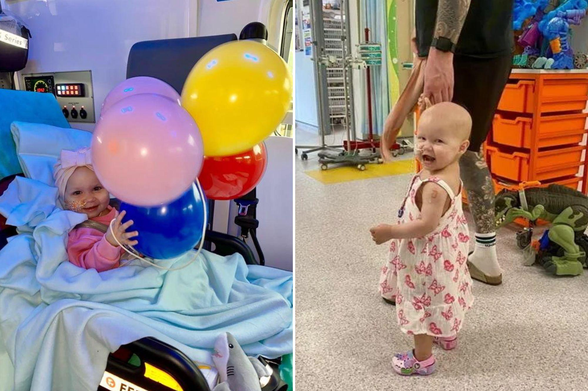 One year-old diagnosed with rare cancer after doctors misdiagnosed it as constipation