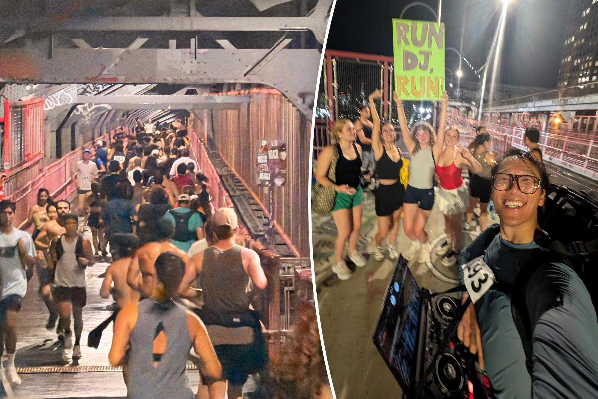 People ran back and forth across the Williamsburg Bridge 17 times for NYC’s most insane ‘marathon’ this weekend