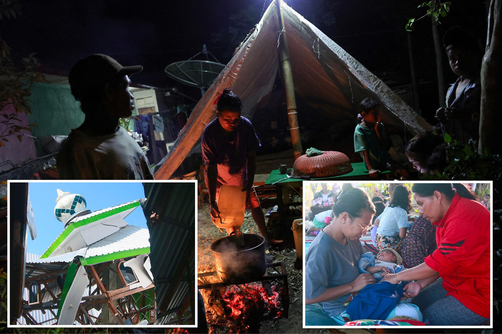 Thousands in Indonesia awaiting aid after devastating earthquake killed at least 68 people