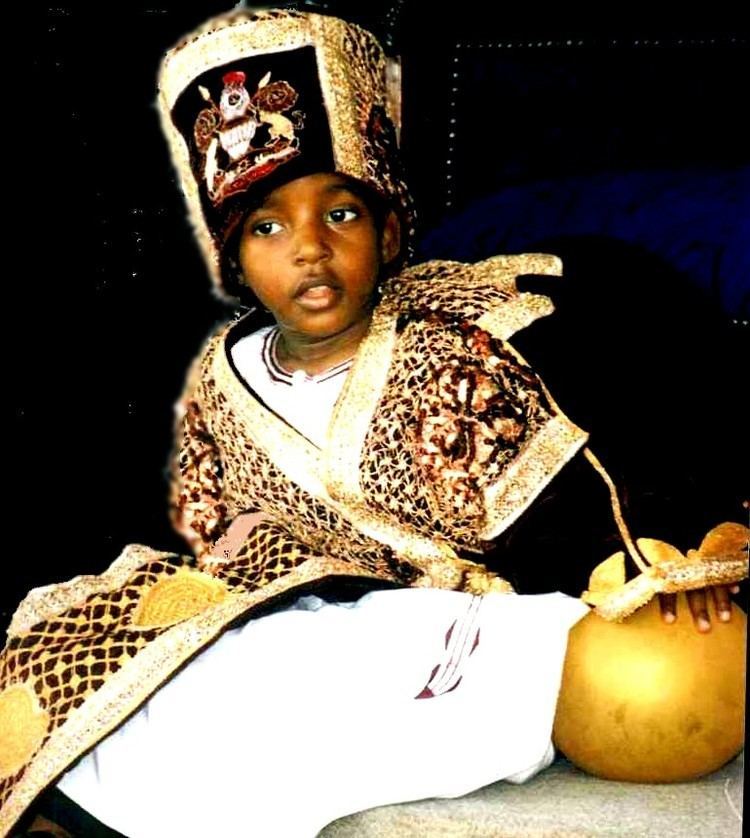 The king was just three years old when he was crowned in 1995.