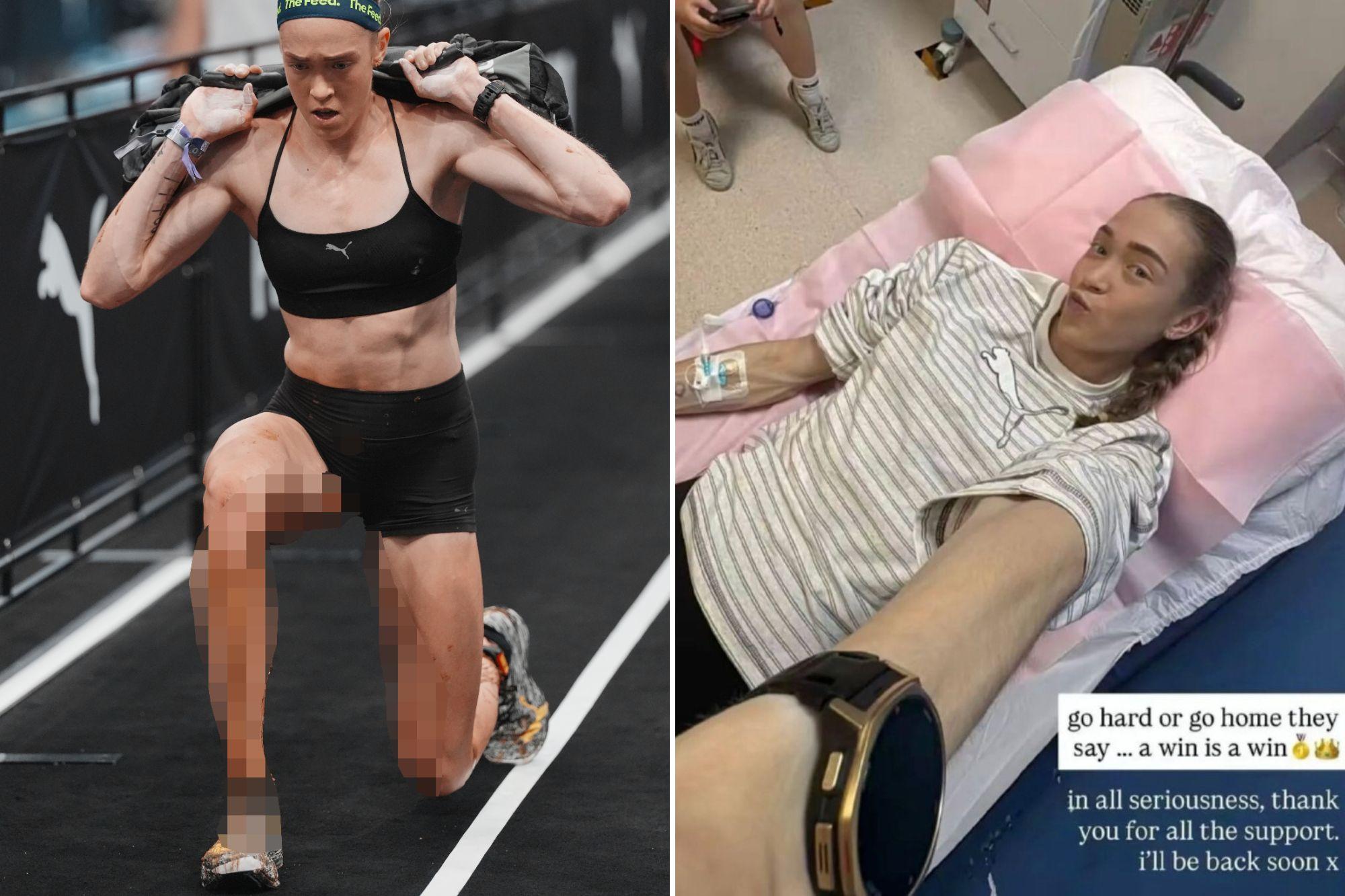 Diarrhea-soaked Hyrox athlete divides internet over whether she should have quit