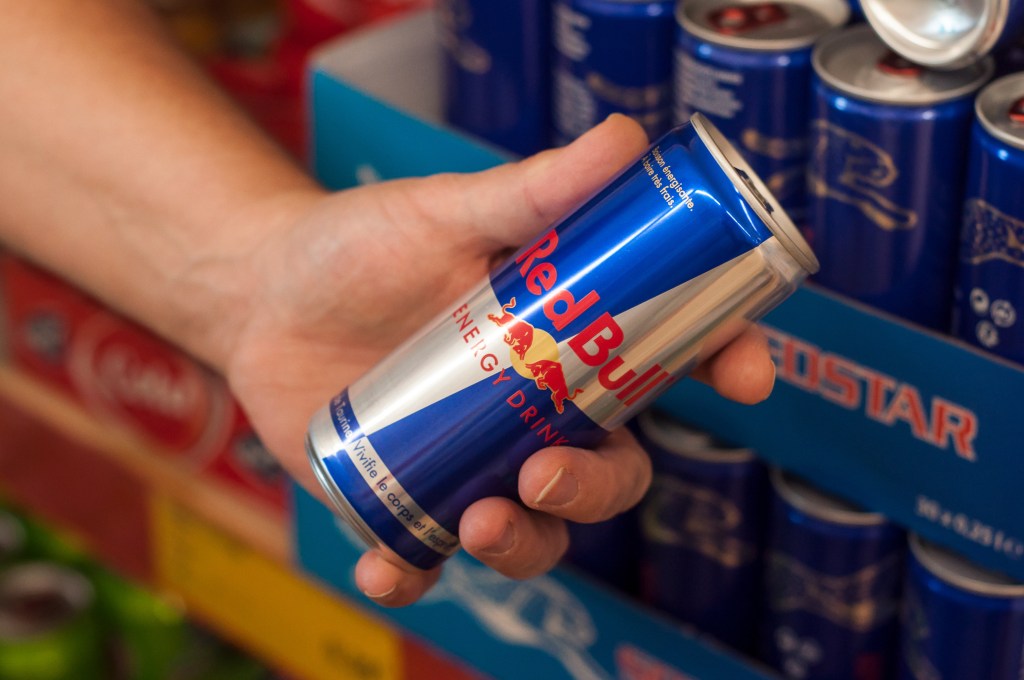 Red Bull commands a steep premium over major energy-drink rivals, according to a review of current Walmart.com prices.