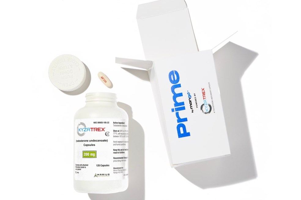 Kyzatrex, an FDA-approved oral testosterone replacement 